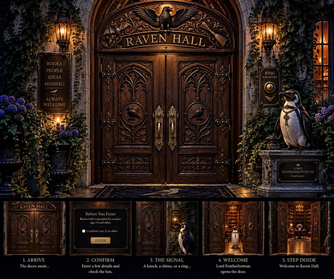 Raven Hall entrance